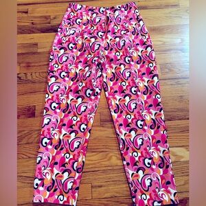 Zara pink patterned pants